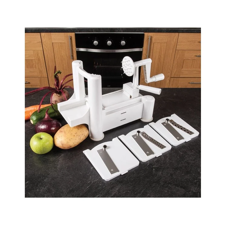 Tri-Blade Vegetable and Fruit Spiral Slicer Chopper