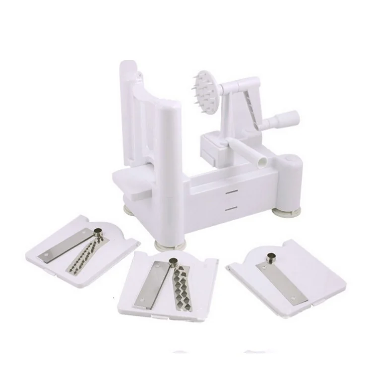 Tri-Blade Vegetable and Fruit Spiral Slicer Chopper