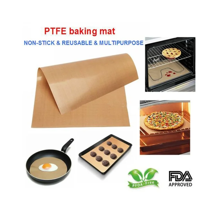 Non-stick Oil-proof Pastry Oven PTFE Baking Mat Washable with SGS & FDA Certification