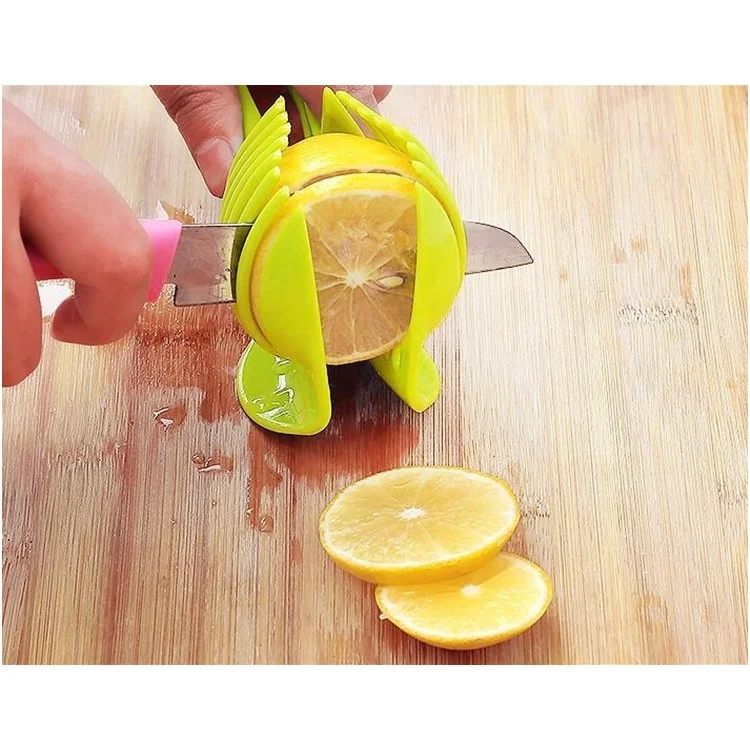 Handheld Kitchen Fruit Slicer Vegetable Lemon Tomato Circular Slicer