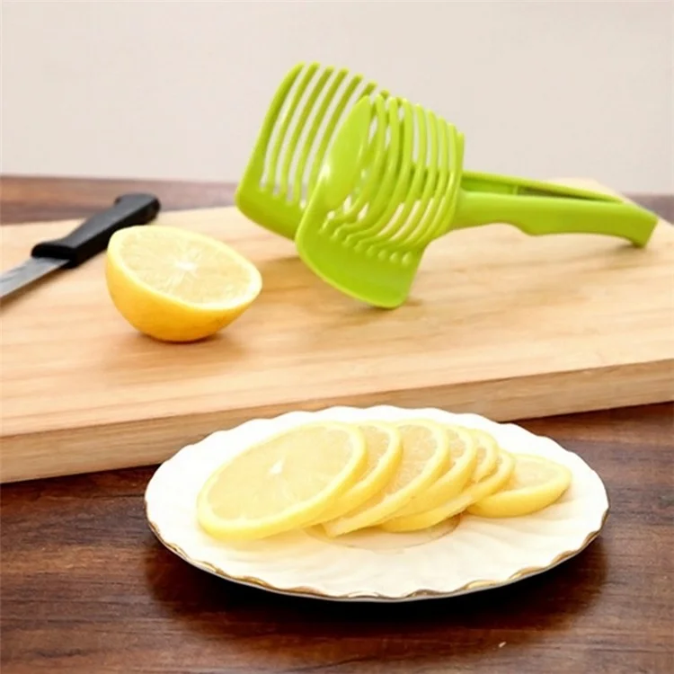 Handheld Kitchen Fruit Slicer Vegetable Lemon Tomato Circular Slicer
