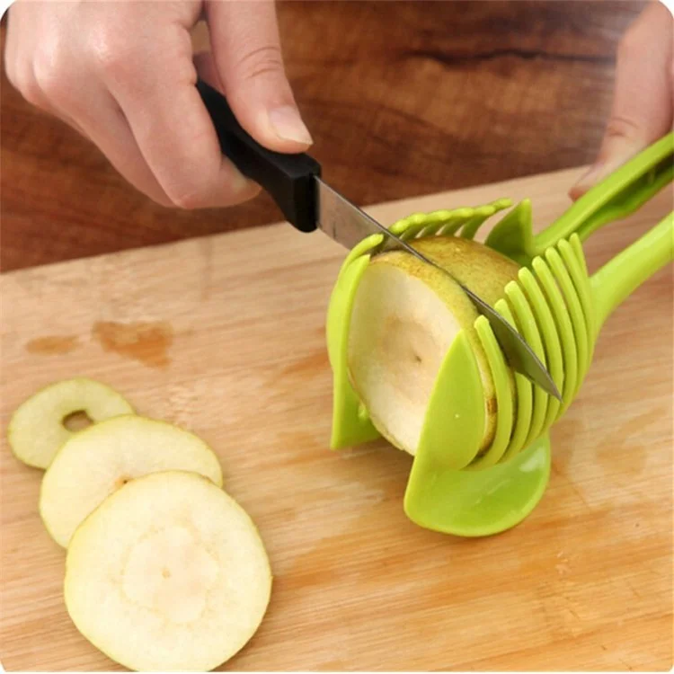 Handheld Kitchen Fruit Slicer Vegetable Lemon Tomato Circular Slicer