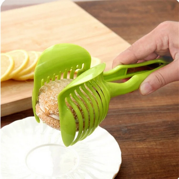 Handheld Kitchen Fruit Slicer Vegetable Lemon Tomato Circular Slicer