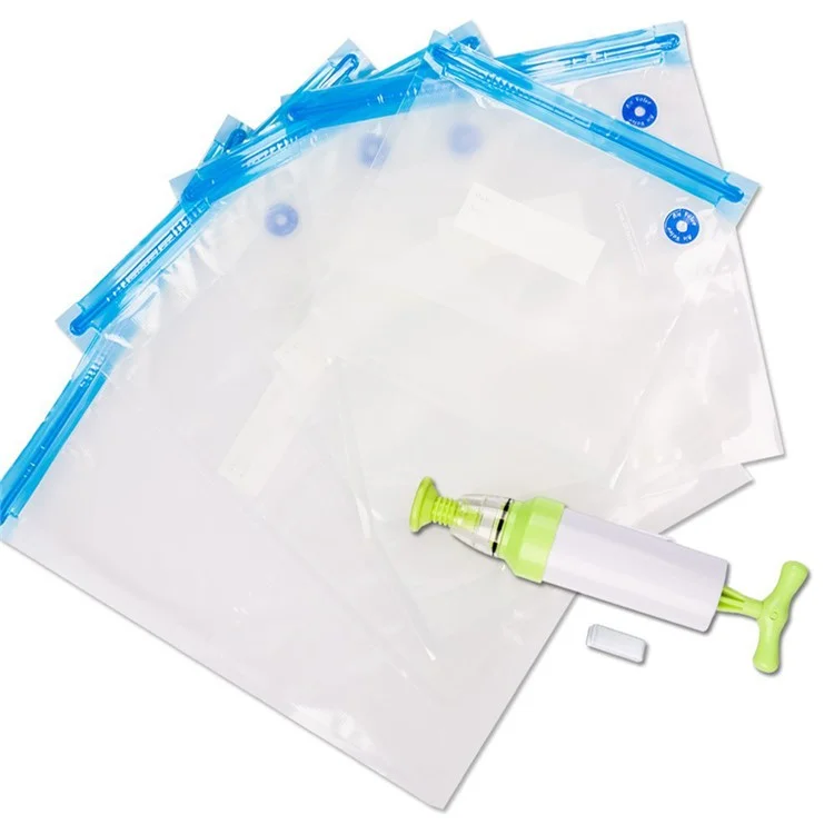 5PCS Vacuum Sealer + 1PC Hand Pump for for Food Storage and Cooking