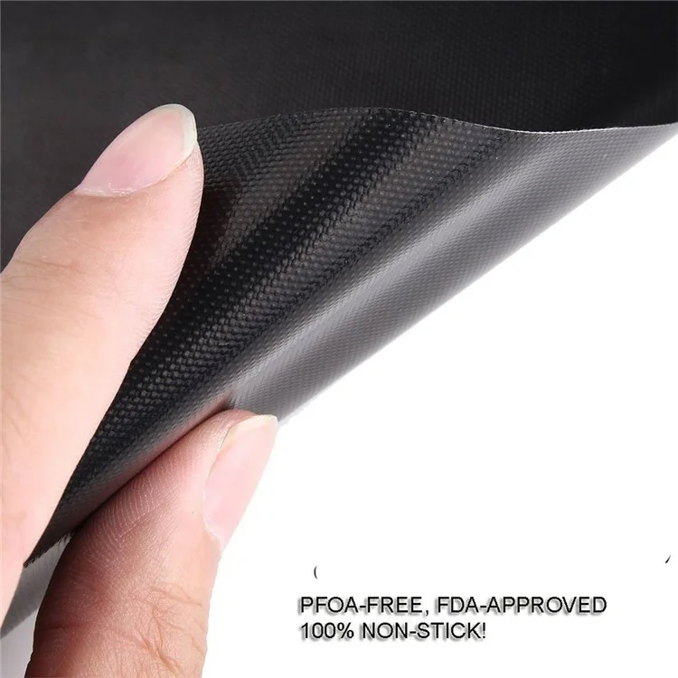 6PCS/Set Non-stick PTFE BBQ Baking Mats Reusable Barbecue Grilling Pads, Size: 33 x 40cm