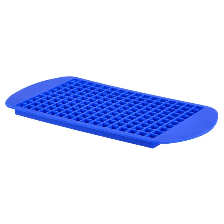 Mini Square 160 Silicone Ice Cube Mould Easy-Release Silicone Ice Cube Tray - Blue