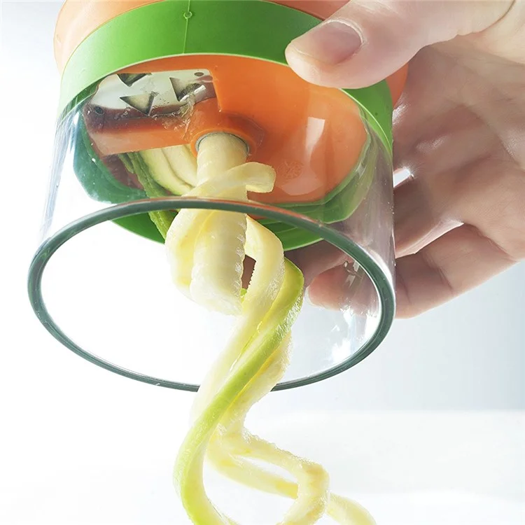 Colorized Handheld Vegetable Spiralizer Fruit Vegetable kitchen Spiral Cutter