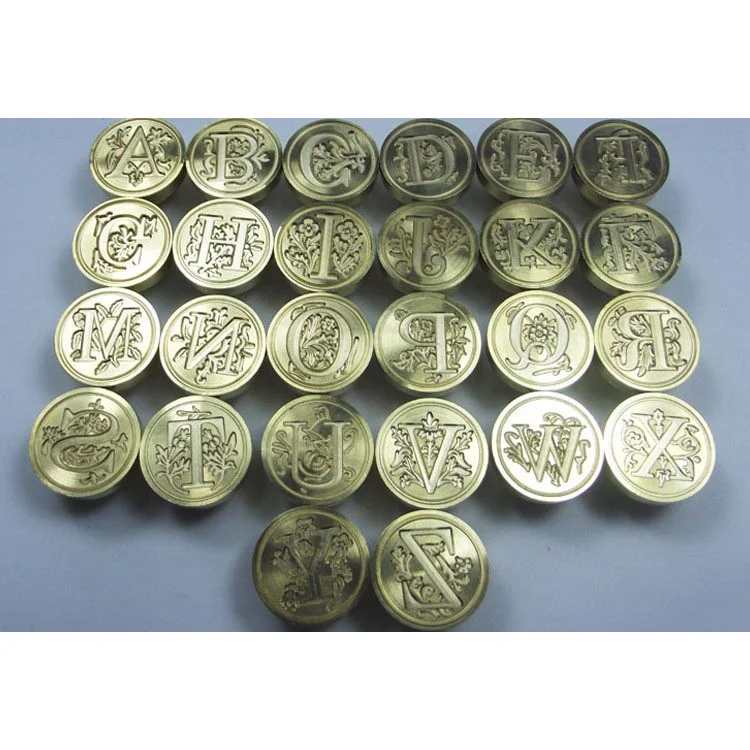Pattern Customized Retro Wax Seal Stamp with Rosewood Handle
