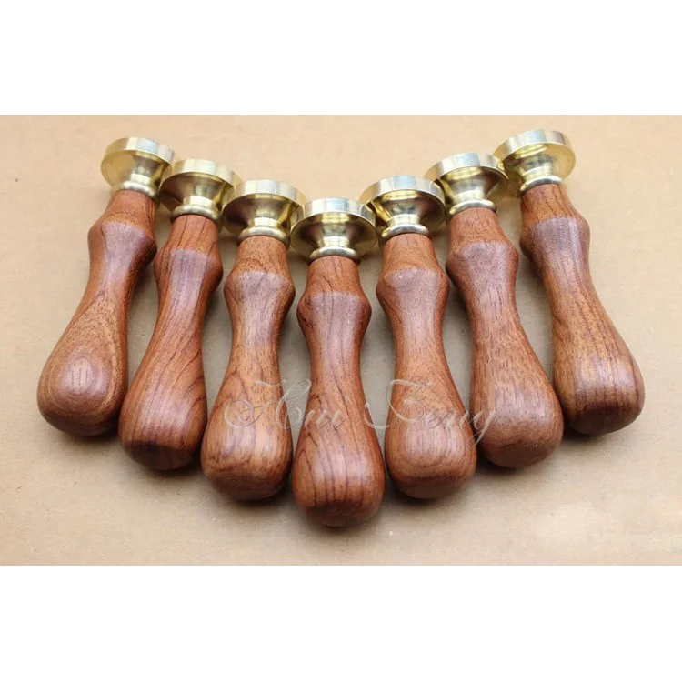 Pattern Customized Retro Wax Seal Stamp with Rosewood Handle