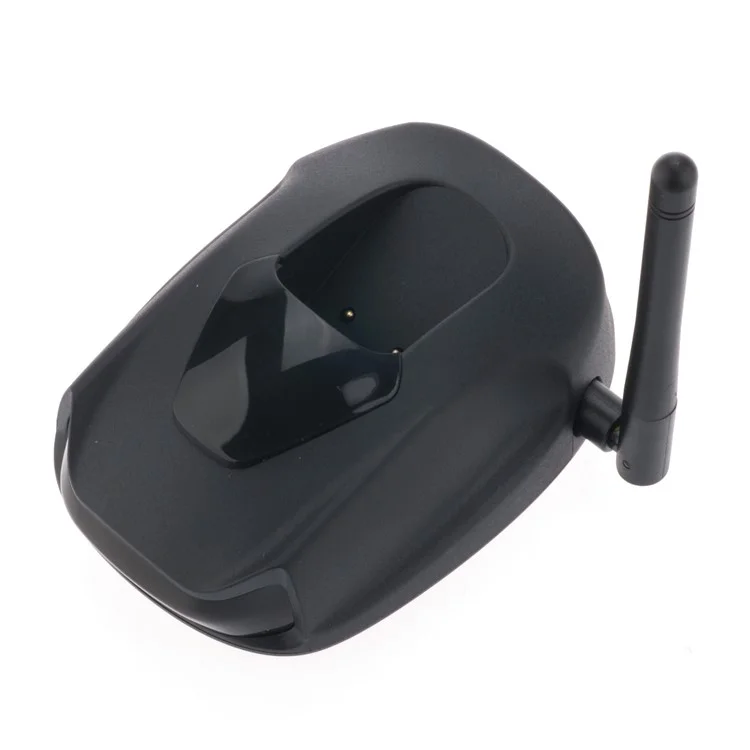HY2440 433Mhz Wireless Socket 2D Barcode Reader - Black