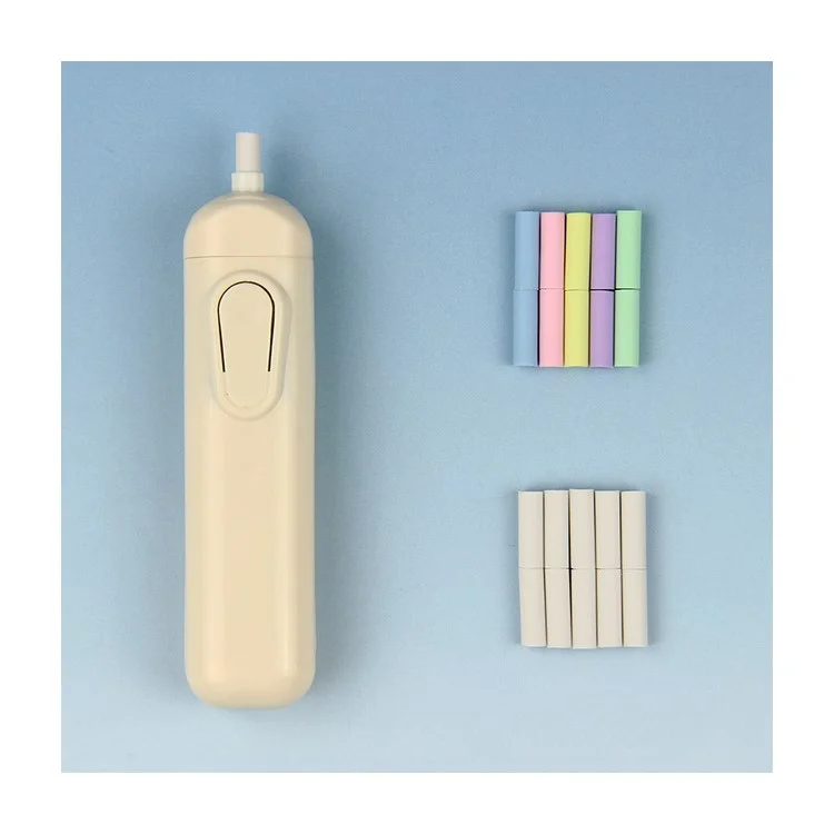 Battery Operated Eraser Electric Eraser Automatic School Supplies Stationery - Beige