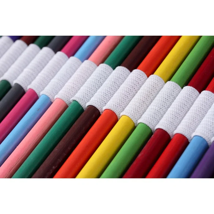 Chinese Folk-custom Pattern Canvas Pencils Organizer Pouch Case 56 x 20cm (48 holes ) - Colorful Tribe Pattern