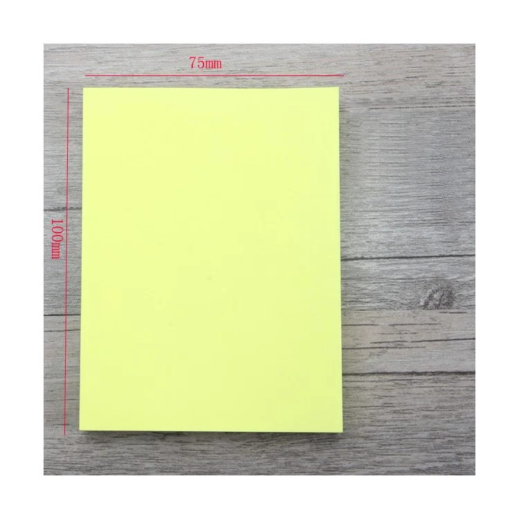 Fluorescent Color Post-it 75 x 100 mm CX13-109 Strong Adhesive Note (Random Color)