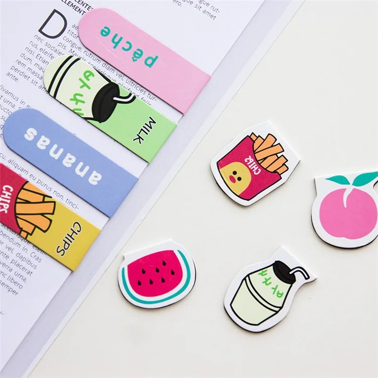 Cute Cartoon Magnetic Page Clips Bookmarks