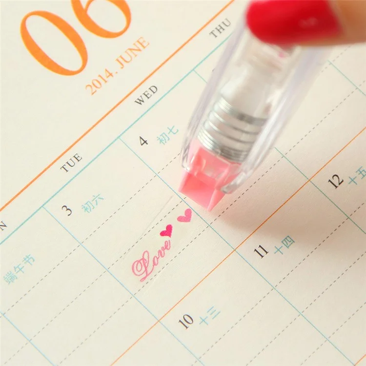 UOOPAI Cute Cartoon Lovely Animal Fashion (Flower) DIY Correction Tape/Colored Tape/Diary Decor Tape