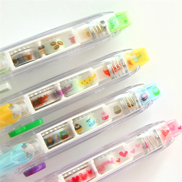UOOPAI Cute Cartoon Lovely Animal Fashion (Flower) DIY Correction Tape/Colored Tape/Diary Decor Tape