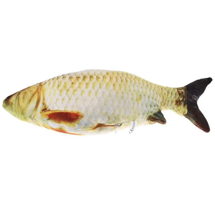 Cat Catnip Mint Fish Toys Kitty Treat Simulated Animal Fish for Kitty - S / Grass Carp