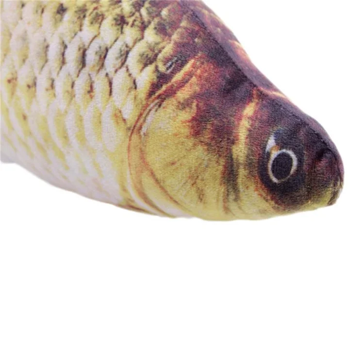 Cat Catnip Mint Fish Toys Kitty Treat Simulated Animal Fish for Kitty - S / Grass Carp