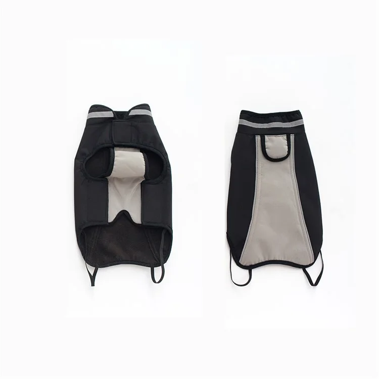 Waterproof Diving Fabrics Dog Jacket Pet Dog Vest Coat - Grey / Size: XXXXL