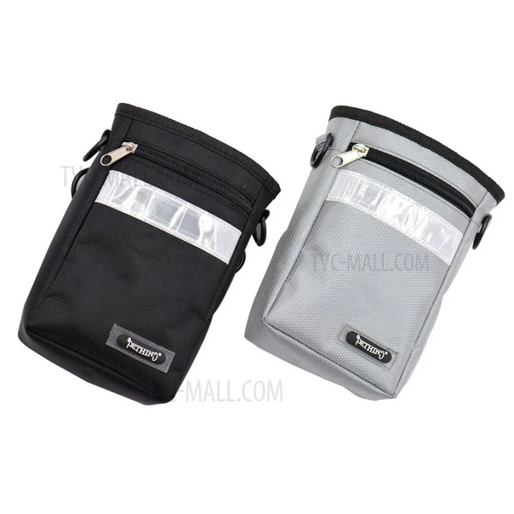 Outdoor Pet Dog Training Waterproof Pouch Bag Carrying Toys/Sweets/Kibble/Keys - Black
