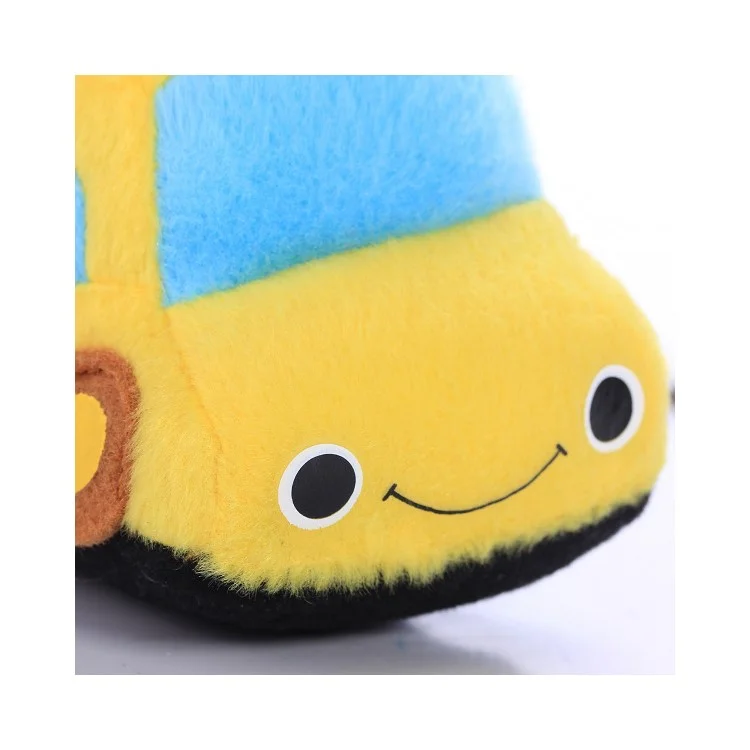Car Shape Soft Plush Car Toy with Sound for Pet Dog Cat - Yellow