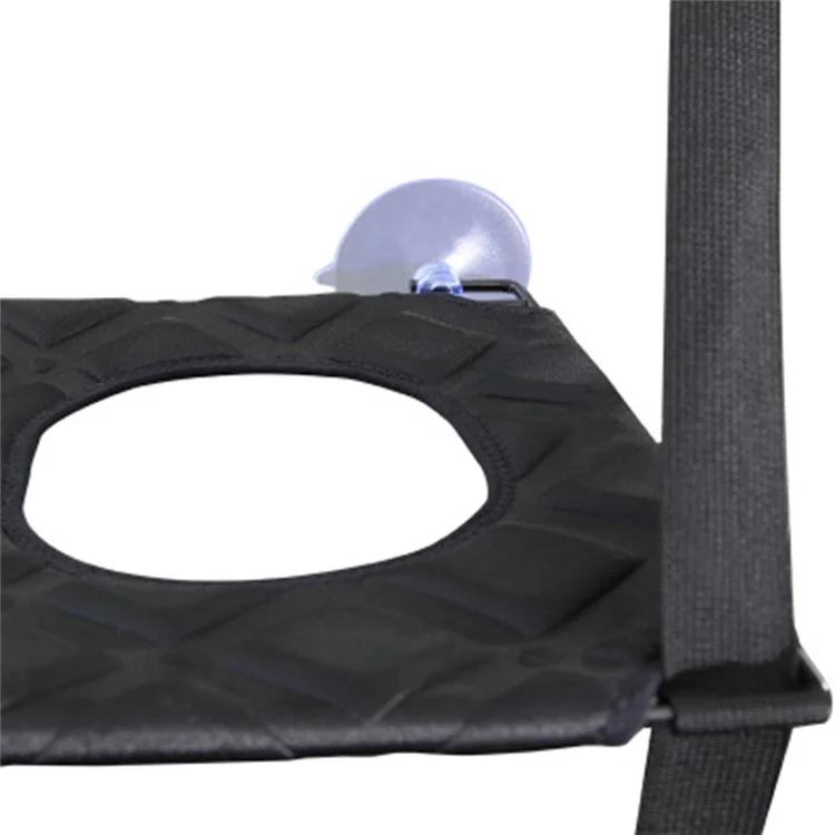 Single Layer Cat Hammock Comfortable Pet Hanging Window Perch - Black