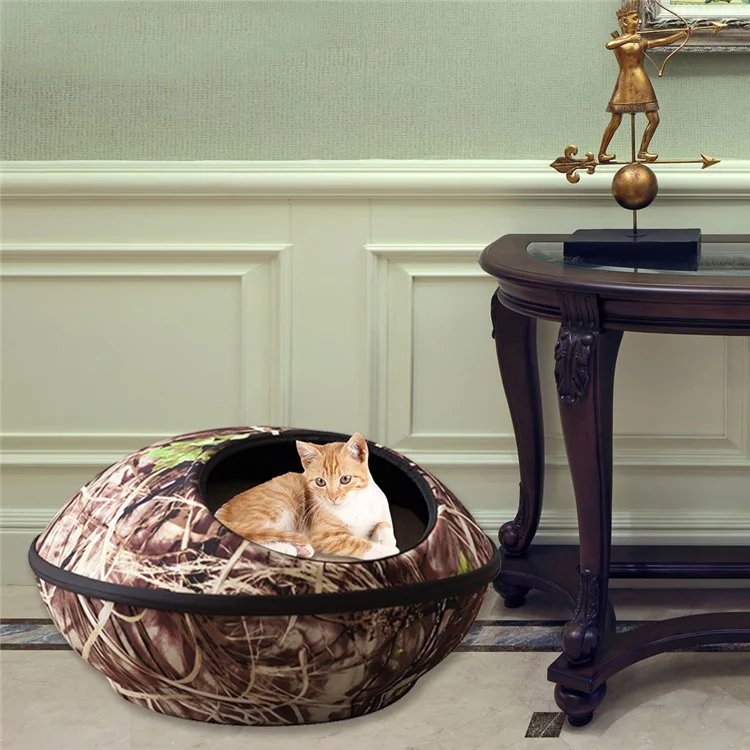 Egg-shaped Detachable Cozy Cat Cave Bed - Tree Branch