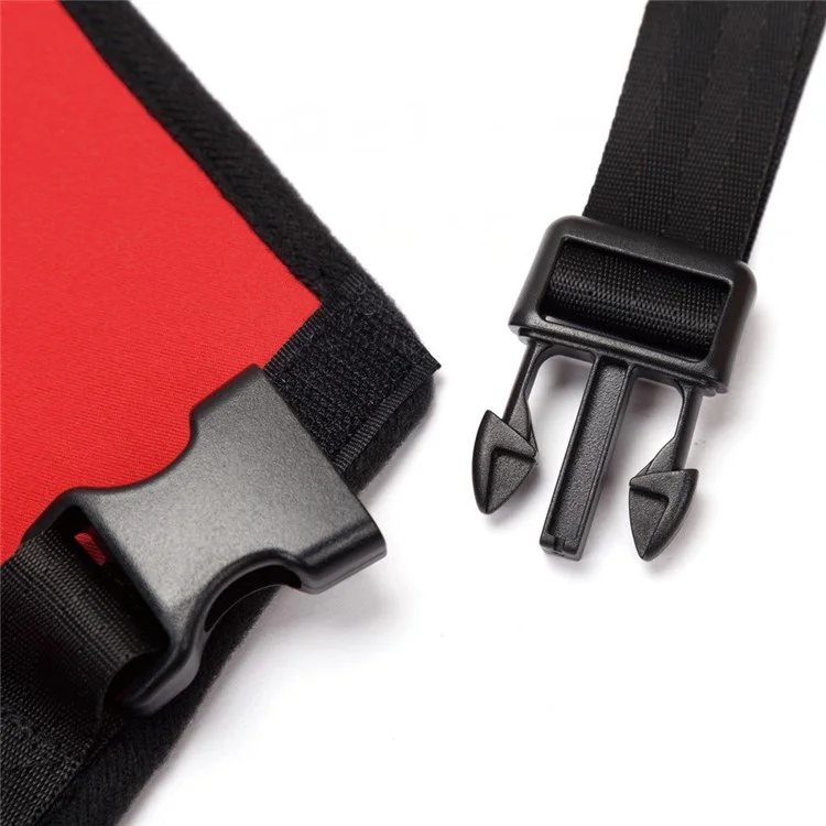 Pet Auxiliary Belt Dog Harness Carriers Assist Sling with Handle for Canine Aid Dog - Size: L / Red