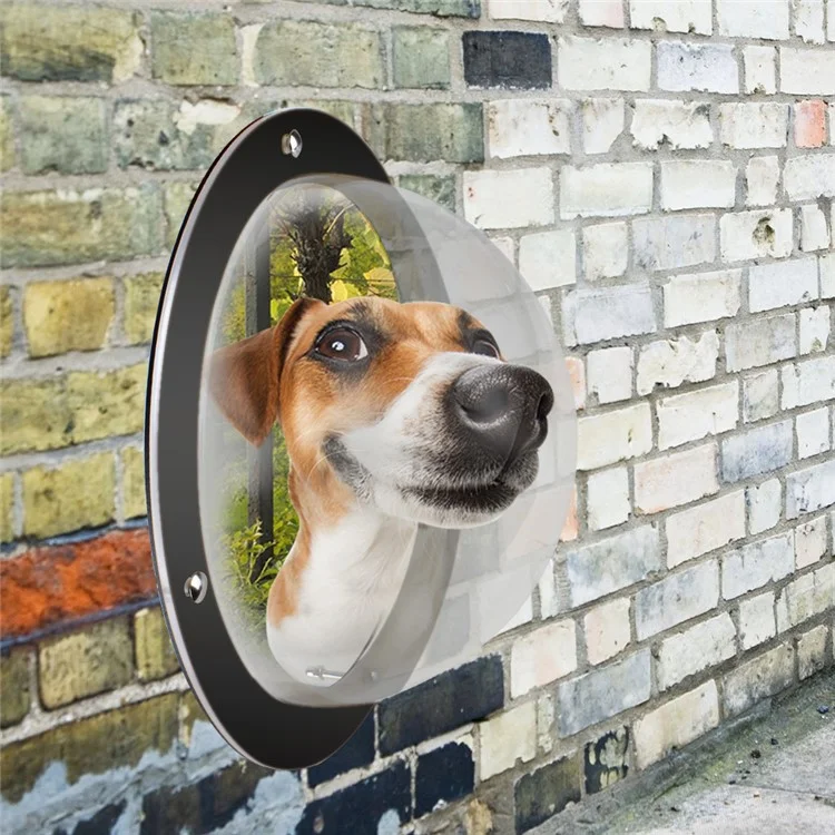 Pet Dog Fence Window Cats Dogs Peek Bubble Durable Acrylic Dome Window for All Pets
