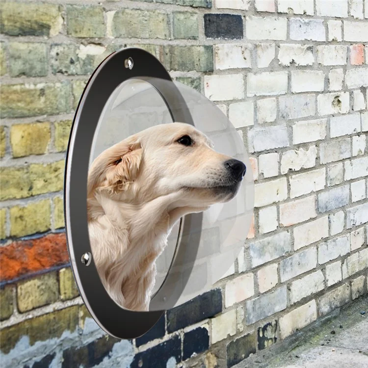 Pet Dog Fence Window Cats Dogs Peek Bubble Durable Acrylic Dome Window for All Pets