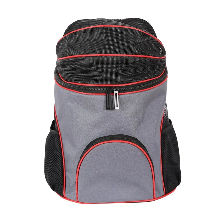 Fashionable Space Cabin Pet Carrier Bag Travel Cat Dog Carrier Breathable Backpack - Grey