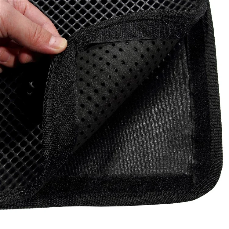 Four-fold Waterproof Non-toxic EVA Honeycomb Cat Litter Mat Anti-slip Cat Feeding Resting Mat