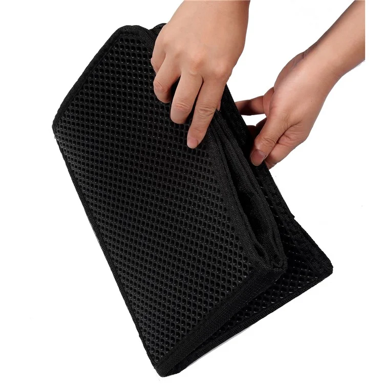Four-fold Waterproof Non-toxic EVA Honeycomb Cat Litter Mat Anti-slip Cat Feeding Resting Mat