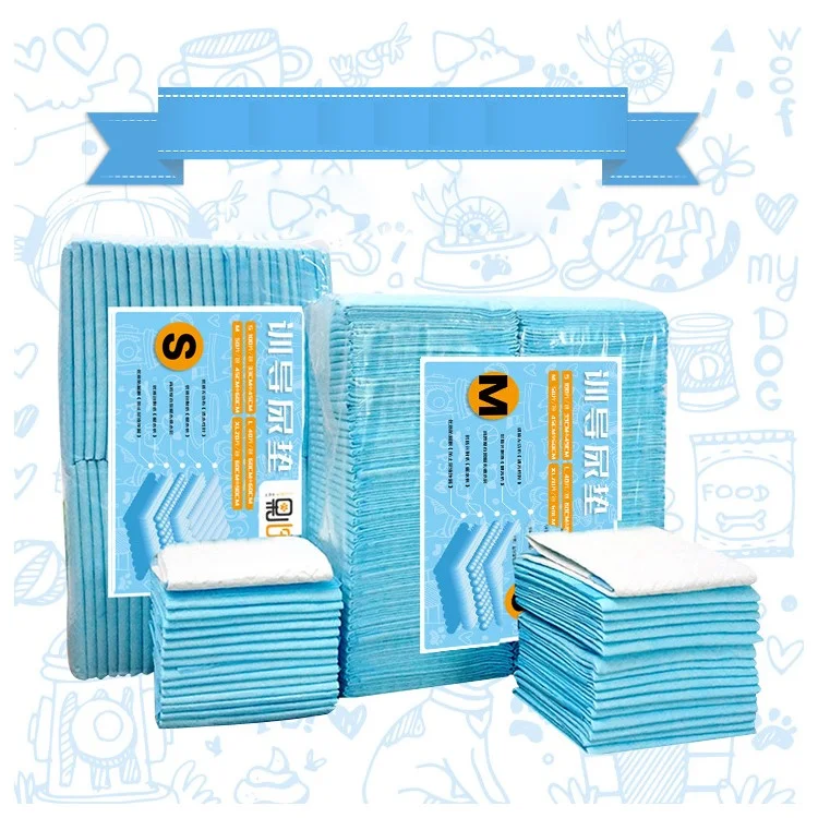 100Pcs/Set Pet Dog Thickened Non-woven Fabric Urinal Pads - Size: S (33x45cm)