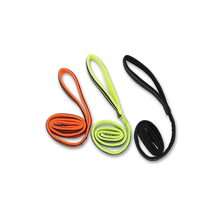 TRUELOVE Walking Dog Strap Nylon Mesh Paded Pet Leash 110 x 2.0cm - Green / M Size
