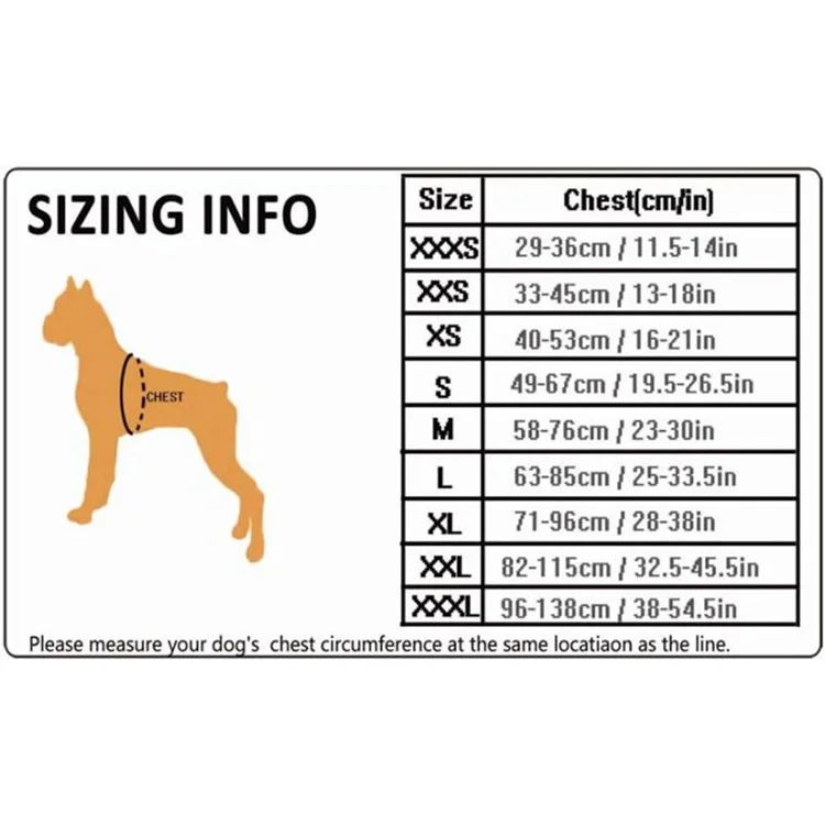 TRUELOVE Adjustable Dog Body Harness Traction Reflective Straps for Medium Large Dogs - Orange, Size S