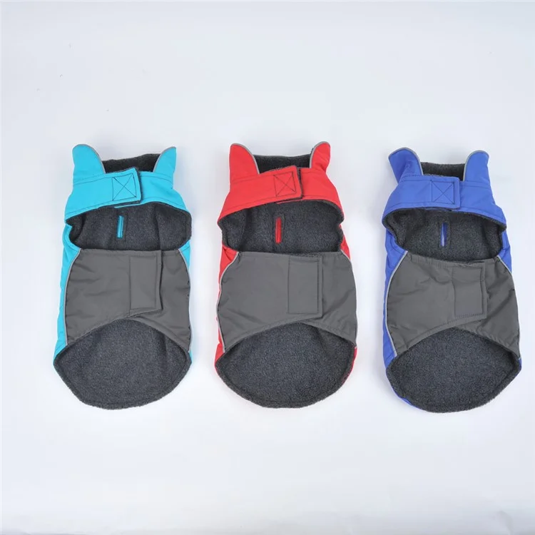 Waterproof Pet Clothes Dog Sports Coat Autumn and Winter Dog Jacket Dog Vest - Red / Size: 3XL