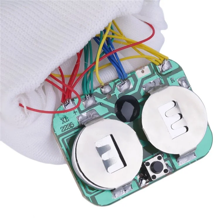 Fashion LED 7 Mode Gloves Finger Lighting Flashing Glow Mittens for Halloween Parties - White