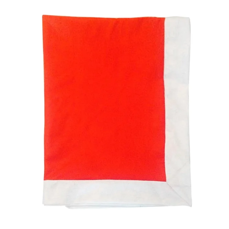 132X178cm Kitchen Dinning Tabletop Decoration Red Table Cloth for Happy Christmas Day and Other Festivals - Red