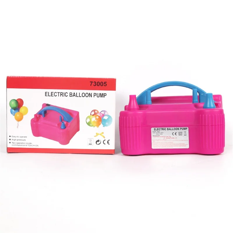 Party Accessory Electric Air Pump Balloons Inflator with Double Hole Air Compressor - EU Plug/Style B