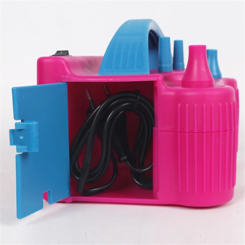 Party Accessory Electric Air Pump Balloons Inflator with Double Hole Air Compressor - US Plug/Style B
