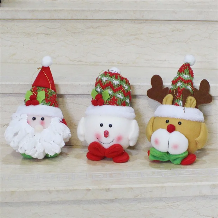 1-piece Lovely Plush Toy Doll Ornament for Christmas Hanging Decoration - Elk