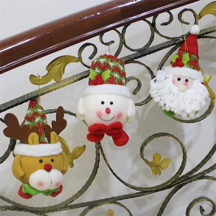 1-piece Lovely Plush Toy Doll Ornament for Christmas Hanging Decoration - Elk