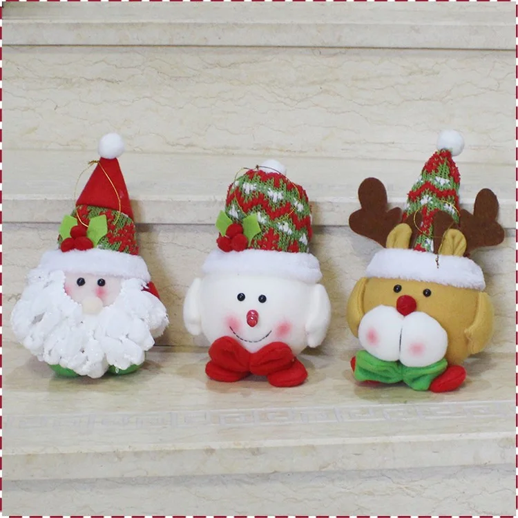 1-piece Lovely Plush Toy Doll Ornament for Christmas Hanging Decoration - Elk