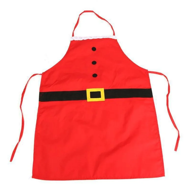 Christmas Apron Kitchen Apron Christmas Dinner Party Apron Decoration - Adult Style