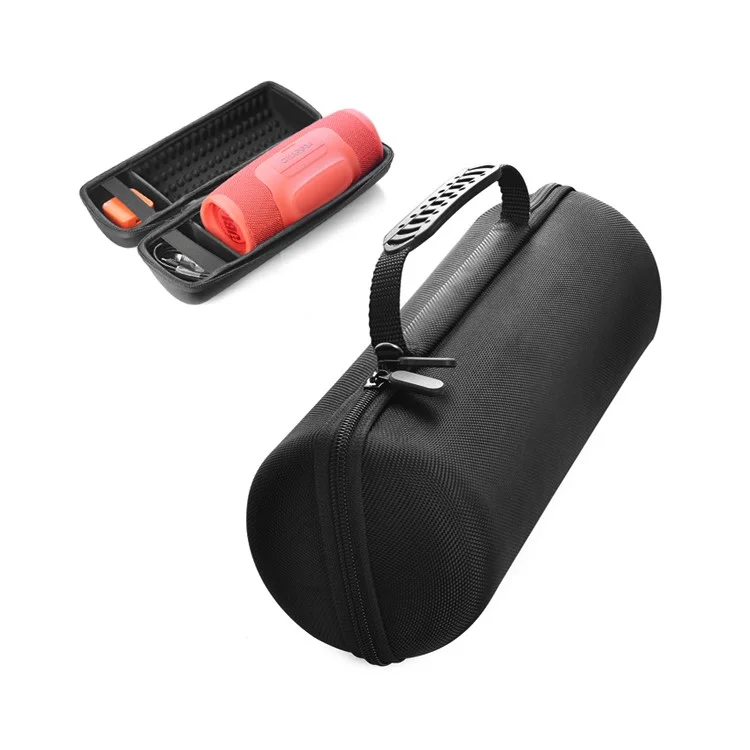 Bolsa de Nylon Portátil Saco de Proteção ao Alto -falante Bluetooth à Prova de Choques Para JBL Charge 4 - Preto