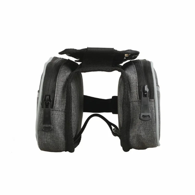 B-SOUL 2L Faisceau de sac de vélo Sac de vélo Écran tactile de 6,2 pouces Sac pour téléphone portable - Gris
