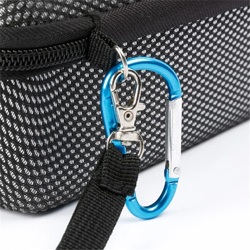 For Bose SoundLink Mini 1/2 / JBL Flip3/4 Bluetooth-compatible Speaker Storage Case Shockproof Carrying Bag - Silver/Black