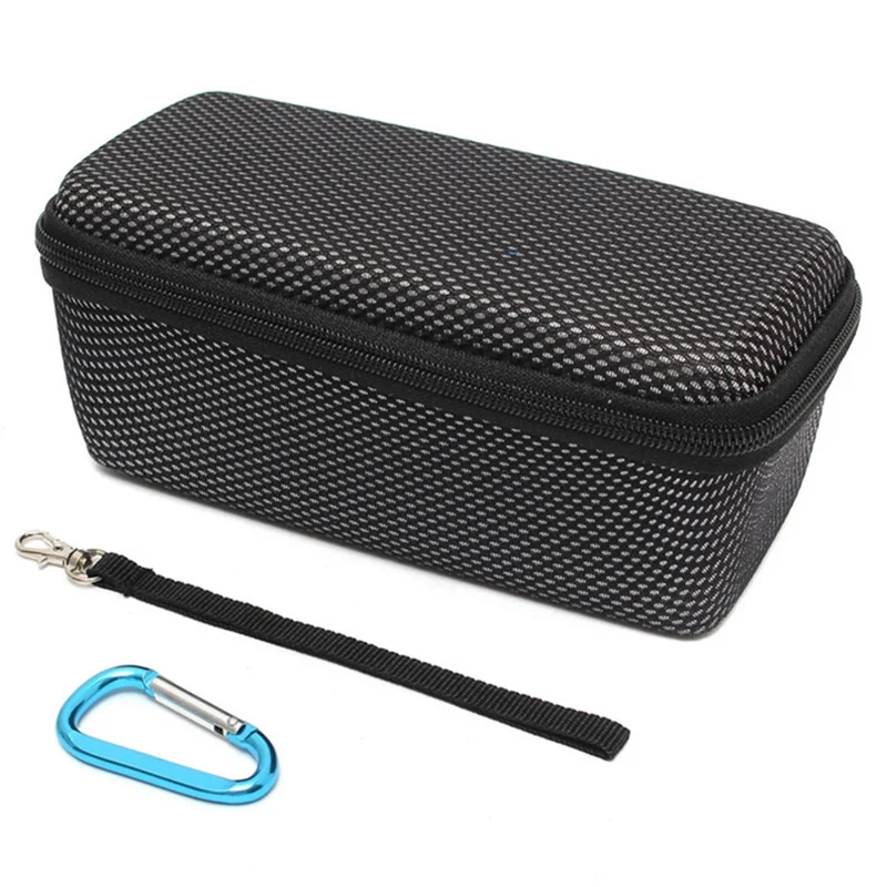 For Bose SoundLink Mini 1/2 / JBL Flip3/4 Bluetooth-compatible Speaker Storage Case Shockproof Carrying Bag - Silver/Black