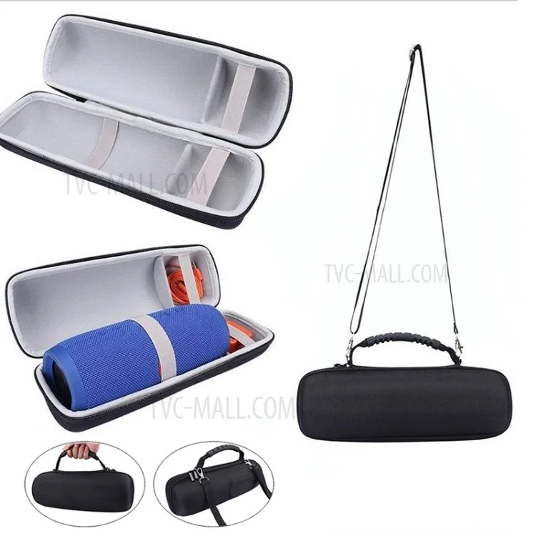 Bluetooth-compatible Speaker Case Protective Cover EVA Storage Bag for JBL Charge 3 - White Inner